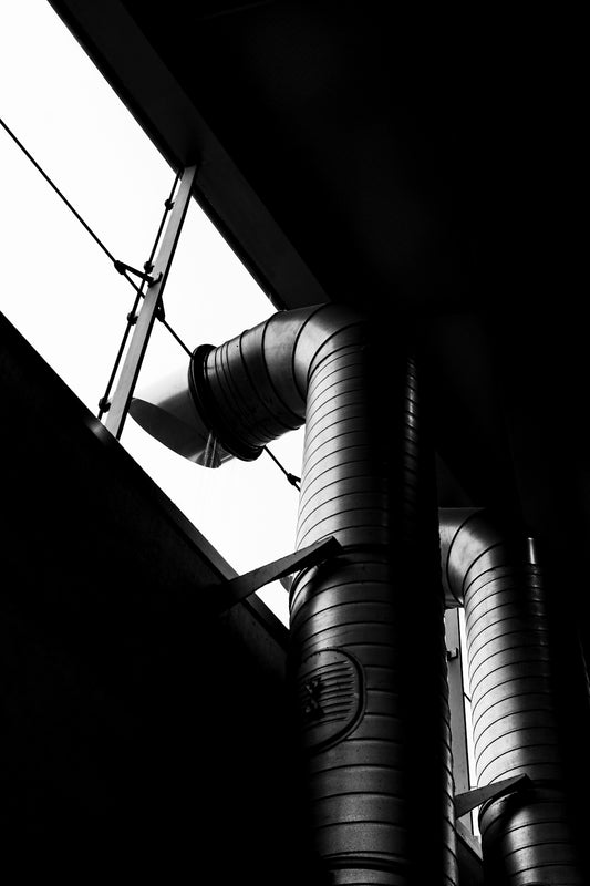grayscale photo of a light bulb