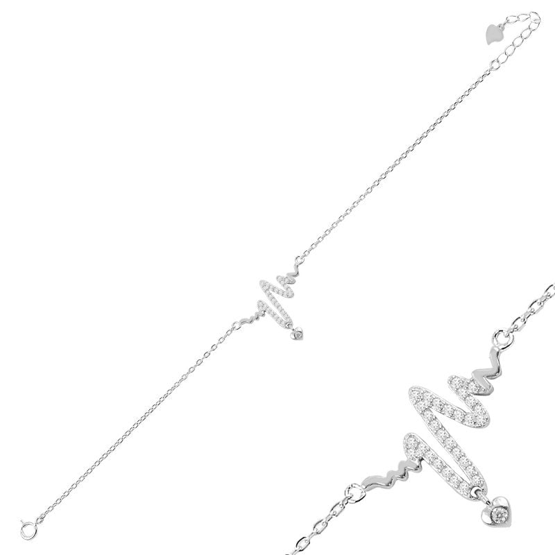 Сребърна гривна 925 „Пулс“