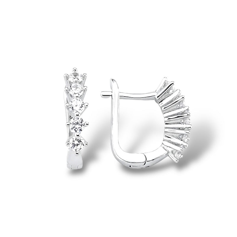 Сребърни обеци „Аура“