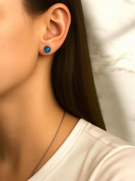 Сребърни обеци „Mother of pearl“