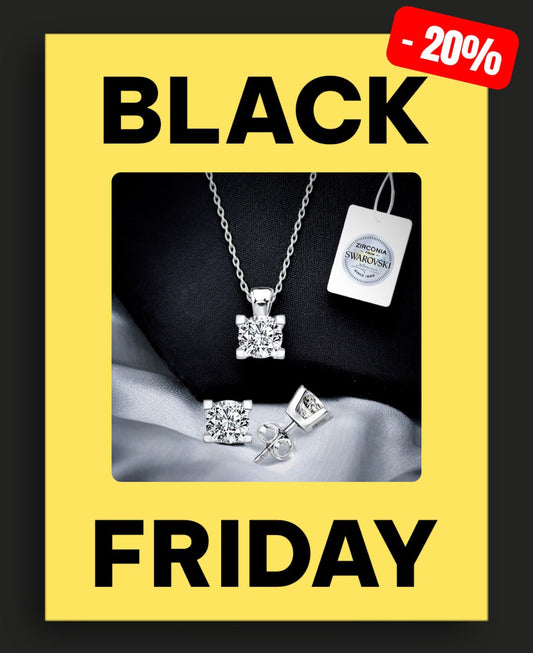 Сребърен комплект „Swarovski“