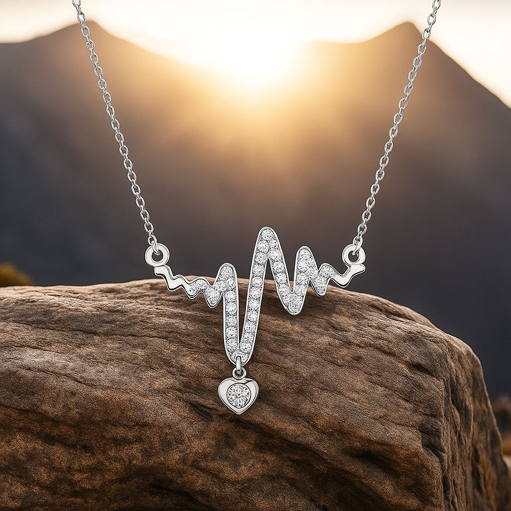 Сребърно колие „Пулс“