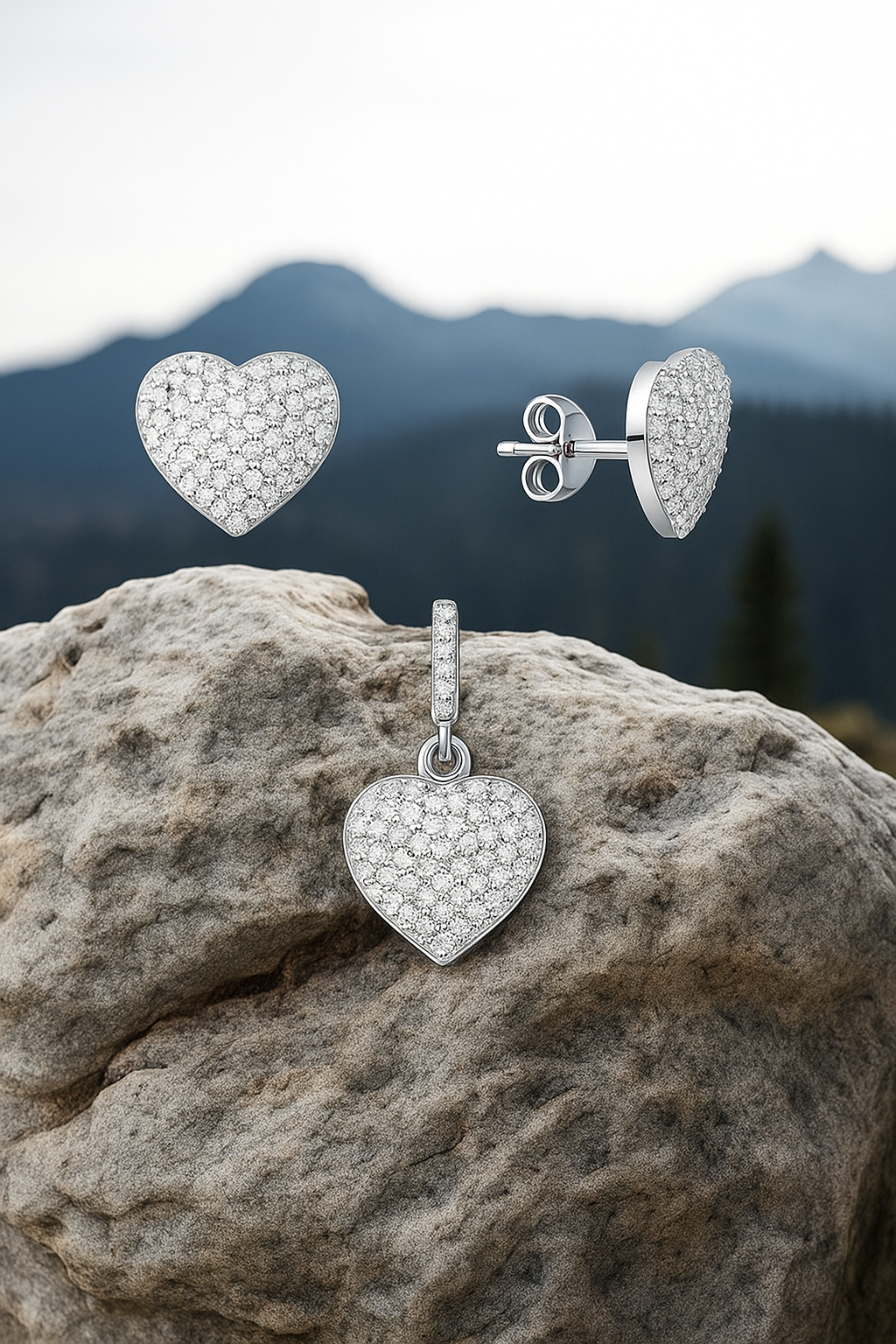 сребърен комплект обич