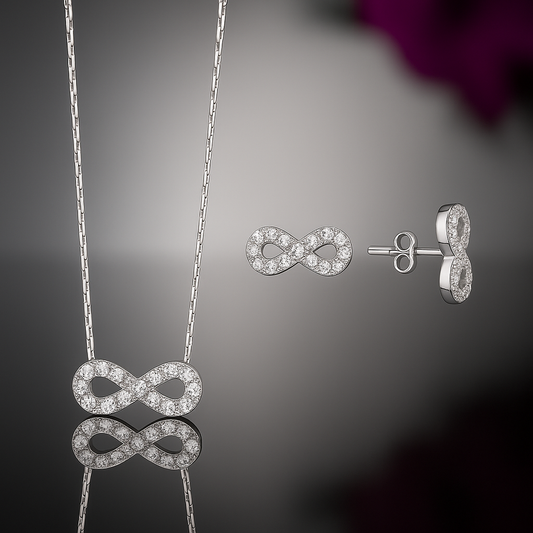 Сребърен комплект „Безкрайност” | BS SILVER JEWELLERY