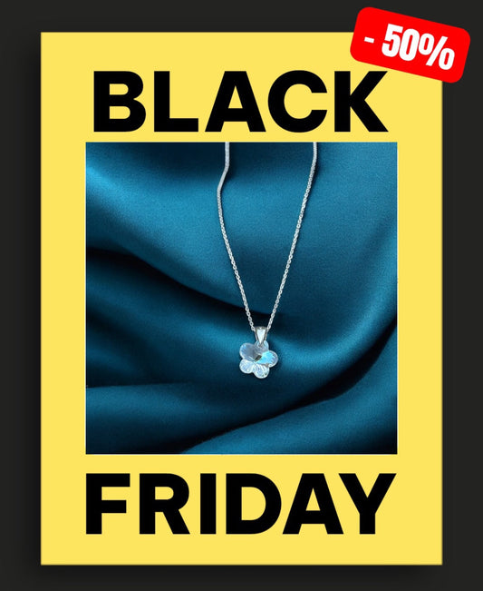 Сребърно колие „Кристал“