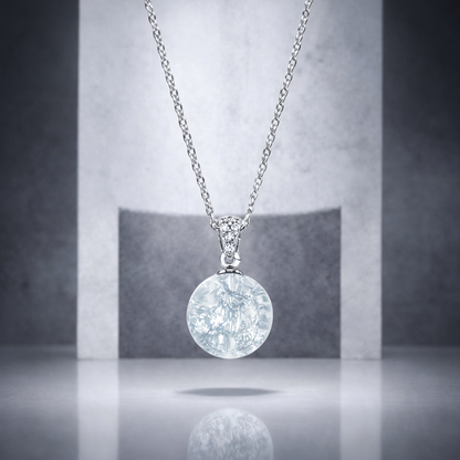 Сребърно колие „Кварц“ - BS SILVER JEWELLERY