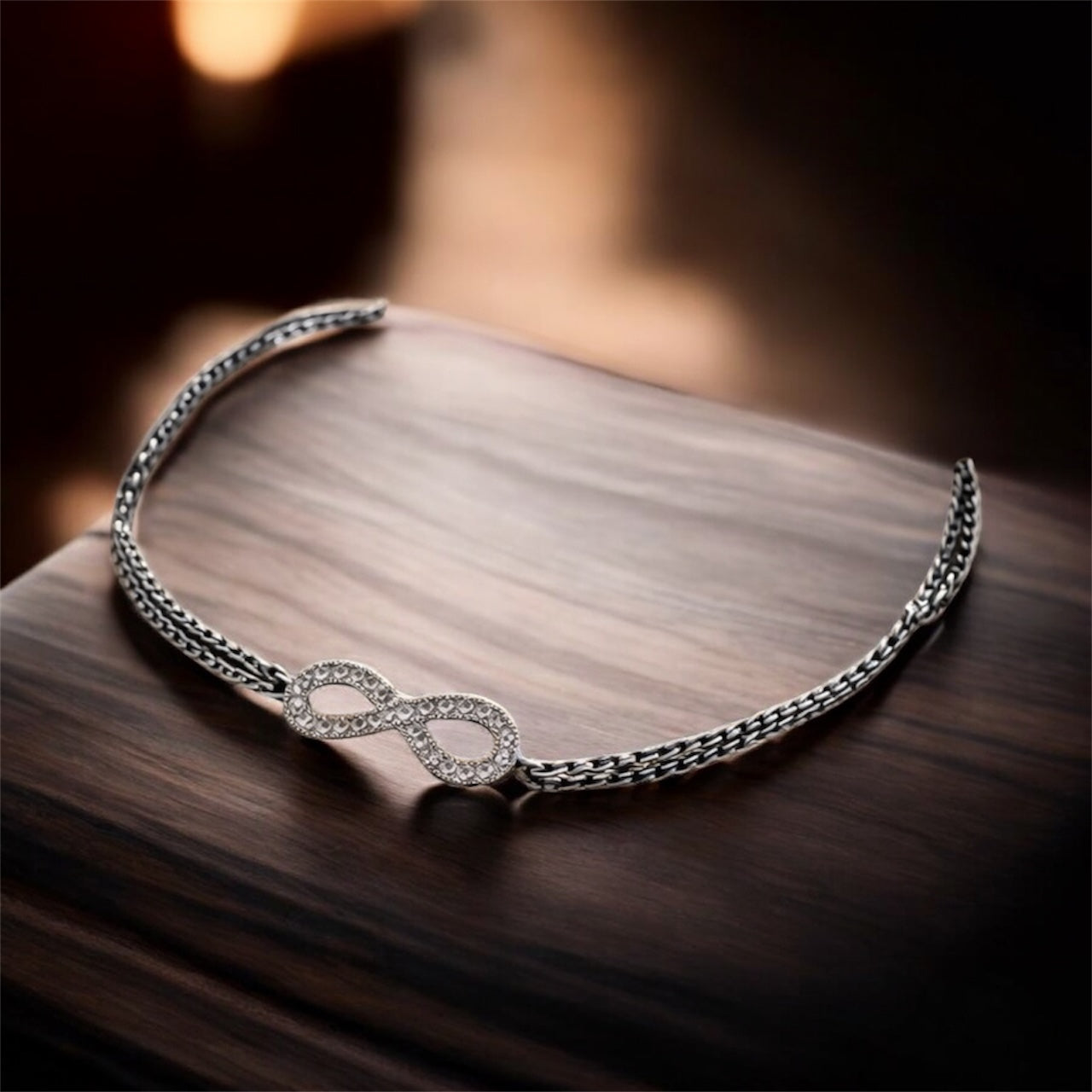 Сребърна гривна „Безкрайност“ - BS SILVER JEWELLERY