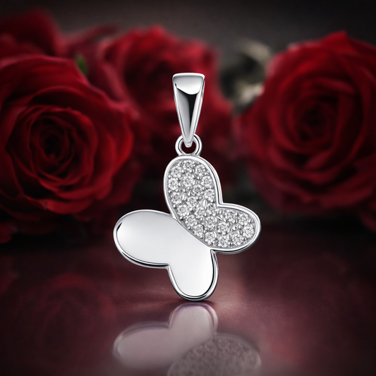 Сребърна висулка „Пеперуда“ - BS SILVER JEWELLERY