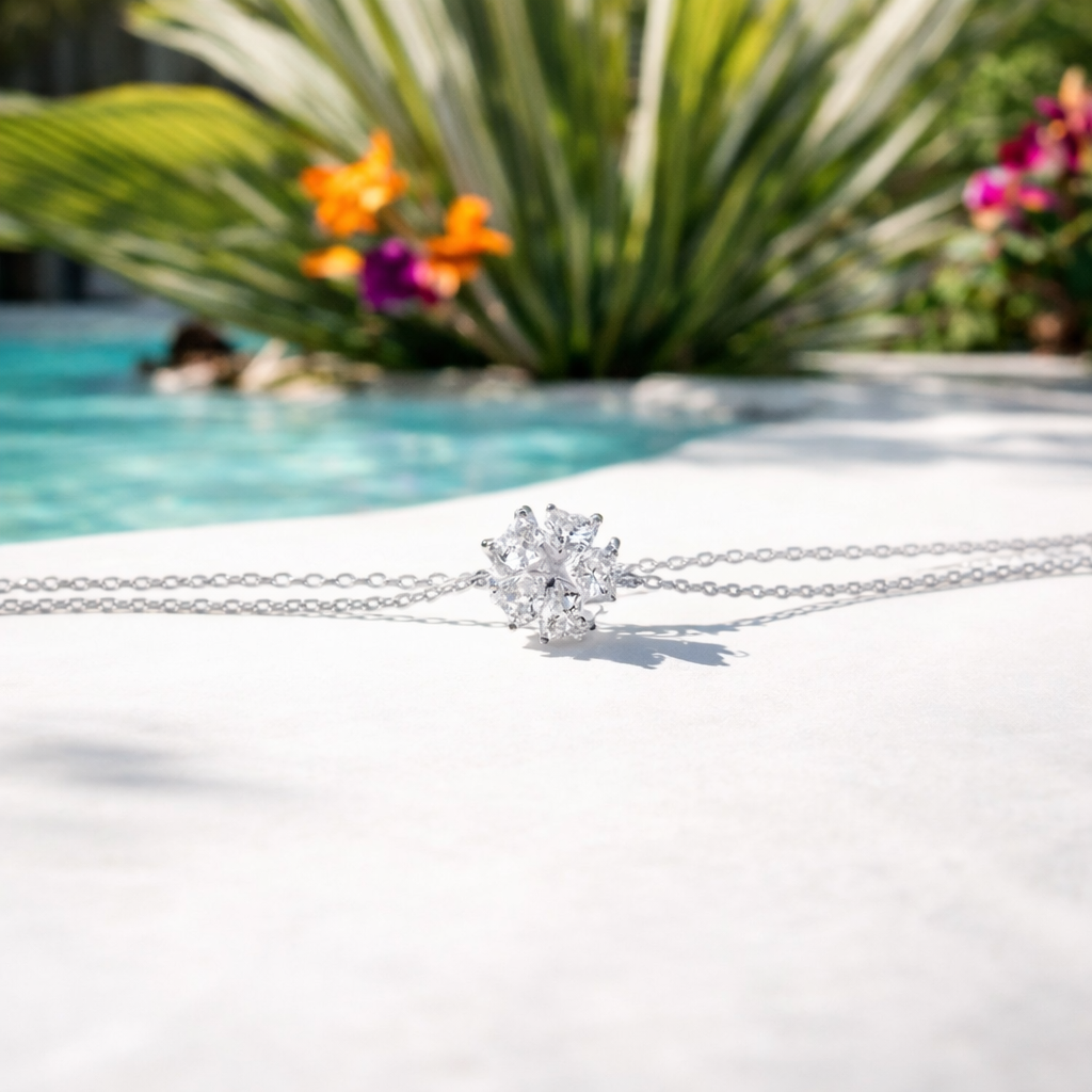Сребърна гривна „Цвят“ - BS SILVER JEWELLERY