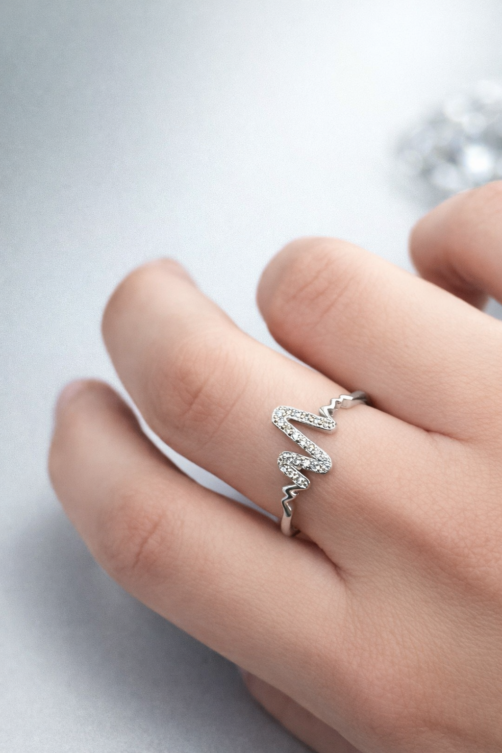 Сребърен пръстен с цирконии | BS SILVER JEWELLERY