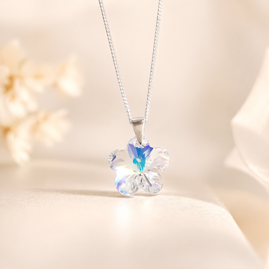 Сребърно колие „Swarovski“ | BS SILVER JEWELLERY