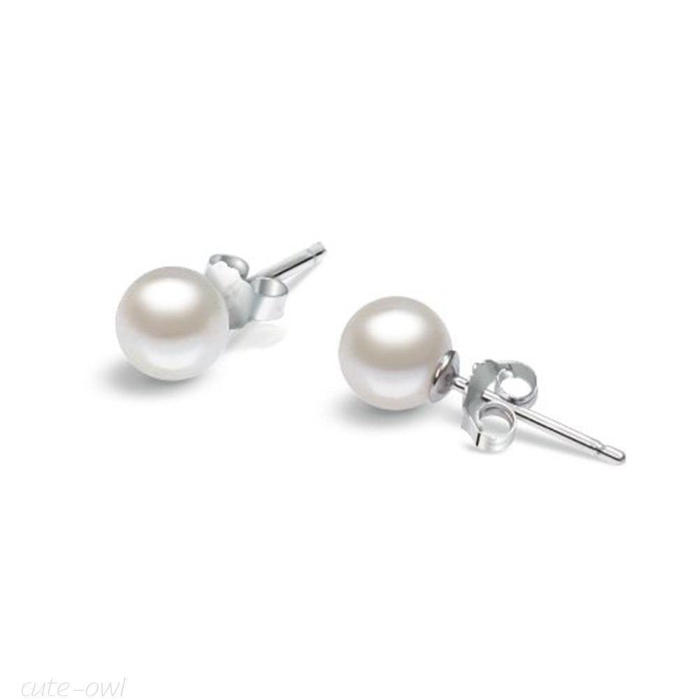 Сребърни обеци с естествени перли | BS SILVER JEWELLERY
